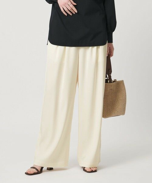 UNITED ARROWS / ユナイテッドアローズ その他パンツ | クリーン サテン ワイドパンツ ‐ウォッシャブル‐ | 詳細2