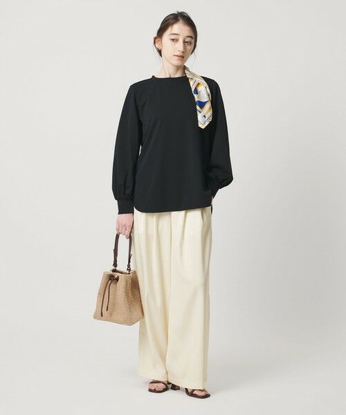 UNITED ARROWS / ユナイテッドアローズ その他パンツ | クリーン サテン ワイドパンツ ‐ウォッシャブル‐ | 詳細3