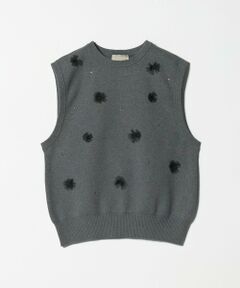 UNITED ARROWS / ユナイテッドアローズ ベスト | 3D ビジュー ベスト