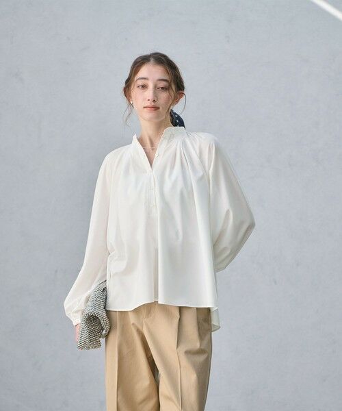 UNITED ARROWS / ユナイテッドアローズ シャツ・ブラウス | プリーツ ボリュームスリーブ ブラウス ‐ウォッシャブル‐ | 詳細1