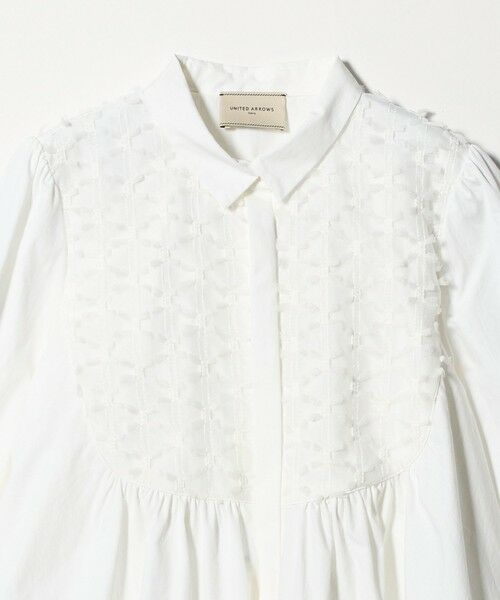UNITED ARROWS / ユナイテッドアローズ シャツ・ブラウス | コンビ ギャザー ブラウス | 詳細2