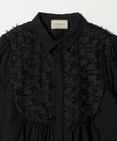 UNITED ARROWS / ユナイテッドアローズ シャツ・ブラウス | コンビ ギャザー ブラウス | 詳細5