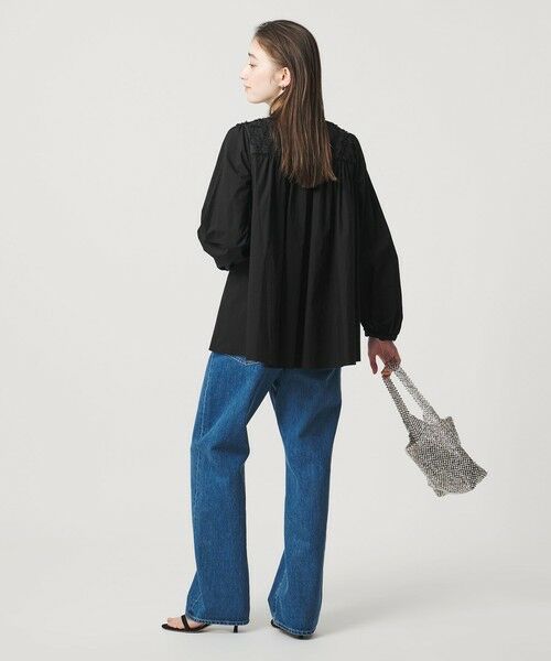 UNITED ARROWS / ユナイテッドアローズ シャツ・ブラウス | コンビ ギャザー ブラウス | 詳細13