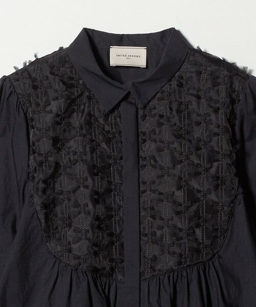 UNITED ARROWS / ユナイテッドアローズ シャツ・ブラウス | コンビ ギャザー ブラウス | 詳細23