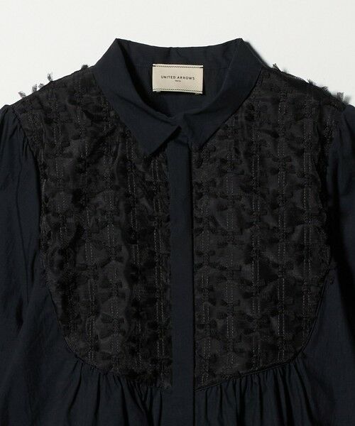 UNITED ARROWS / ユナイテッドアローズ シャツ・ブラウス | コンビ ギャザー ブラウス | 詳細8