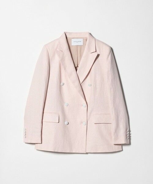 UNITED ARROWS / ユナイテッドアローズ テーラードジャケット | 6ボタン リネン ブレザー ジャケット | 詳細14