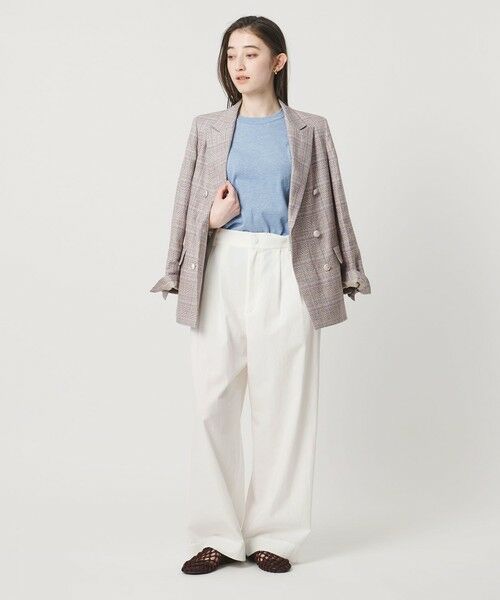 UNITED ARROWS / ユナイテッドアローズ テーラードジャケット | 6ボタン リネン ブレザー ジャケット | 詳細27