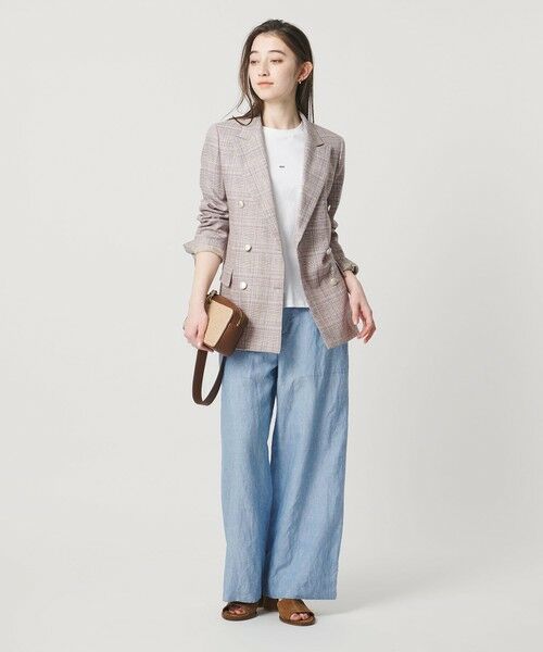 UNITED ARROWS / ユナイテッドアローズ テーラードジャケット | 6ボタン リネン ブレザー ジャケット | 詳細30