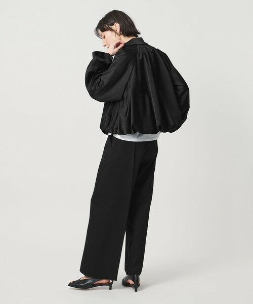 UNITED ARROWS / ユナイテッドアローズ ブルゾン | サテン ボリュームギャザー ブルゾン ‐ウォッシャブル‐ | 詳細3