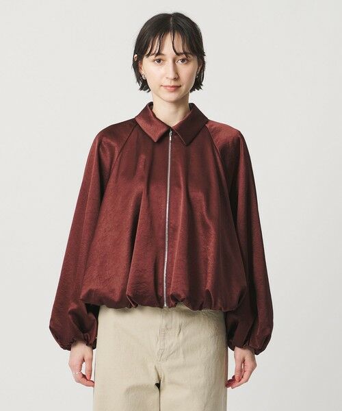 UNITED ARROWS / ユナイテッドアローズ ブルゾン | サテン ボリュームギャザー ブルゾン ‐ウォッシャブル‐ | 詳細15