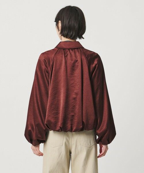 UNITED ARROWS / ユナイテッドアローズ ブルゾン | サテン ボリュームギャザー ブルゾン ‐ウォッシャブル‐ | 詳細17
