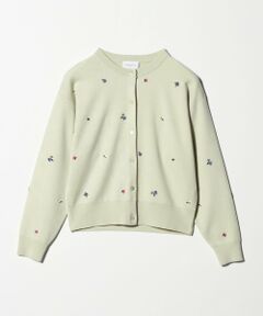 UNITED ARROWS / ユナイテッドアローズ カーディガン・ボレロ | フラワー エンブロイダリー カーディガン