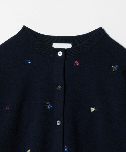 UNITED ARROWS / ユナイテッドアローズ カーディガン・ボレロ | フラワー エンブロイダリー カーディガン | 詳細15