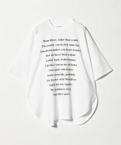 UNITED ARROWS / ユナイテッドアローズ Tシャツ | ＜SACRA＞メッセージ Tシャツ