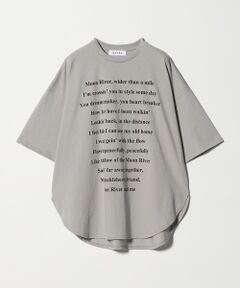 UNITED ARROWS / ユナイテッドアローズ Tシャツ | ＜SACRA＞メッセージ Tシャツ
