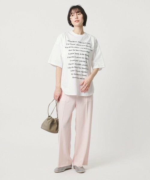UNITED ARROWS / ユナイテッドアローズ Tシャツ | ＜SACRA＞メッセージ Tシャツ | 詳細1