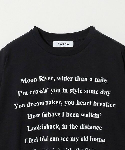 UNITED ARROWS / ユナイテッドアローズ Tシャツ | ＜SACRA＞メッセージ Tシャツ | 詳細17