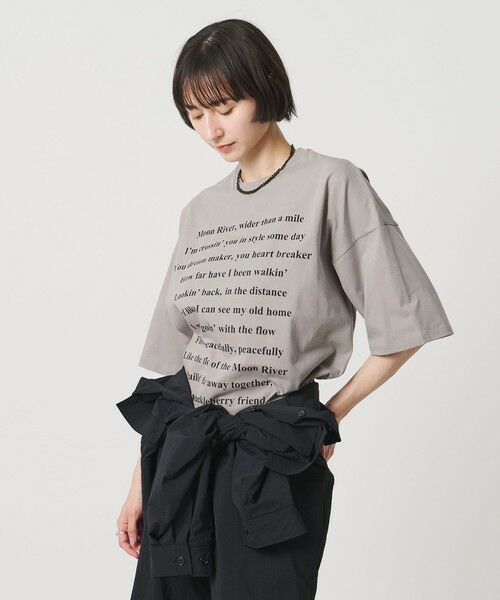 UNITED ARROWS / ユナイテッドアローズ Tシャツ | ＜SACRA＞メッセージ Tシャツ | 詳細20