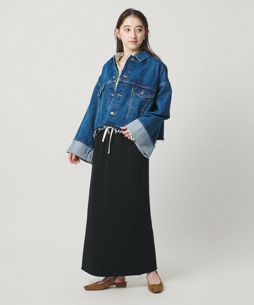 UNITED ARROWS / ユナイテッドアローズ ロング・マキシ丈スカート | ＜SACRA＞スウェット Iラインスカート | 詳細3