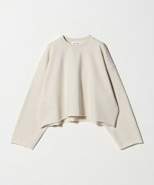 UNITED ARROWS / ユナイテッドアローズ スウェット | ＜SACRA＞ヘムカット スウェット（NATURAL）