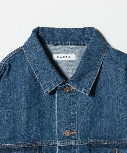UNITED ARROWS / ユナイテッドアローズ Gジャン・デニムジャケット | ＜SACRA＞ボリュームスリーブ デニムジャケット | 詳細2
