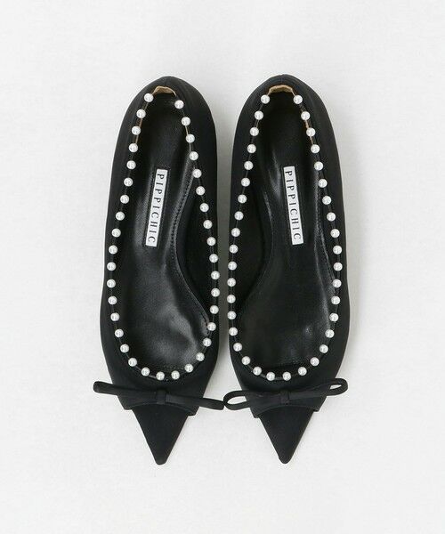 UNITED ARROWS / ユナイテッドアローズ パンプス | ＜PIPPICHIC＞ANNA ANKLET フラットパンプス（BLACK）