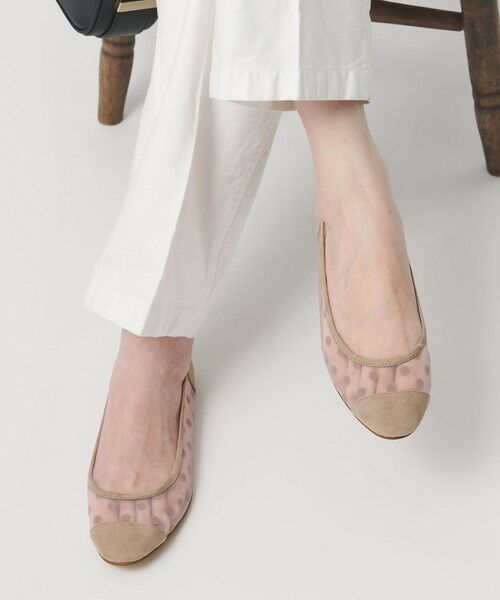 UNITED ARROWS / ユナイテッドアローズ フラットシューズ | ドット バレエシューズ（BEIGE）