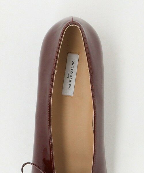 UNITED ARROWS / ユナイテッドアローズ フラットシューズ | エナメル レースアップ フラットシューズ | 詳細9