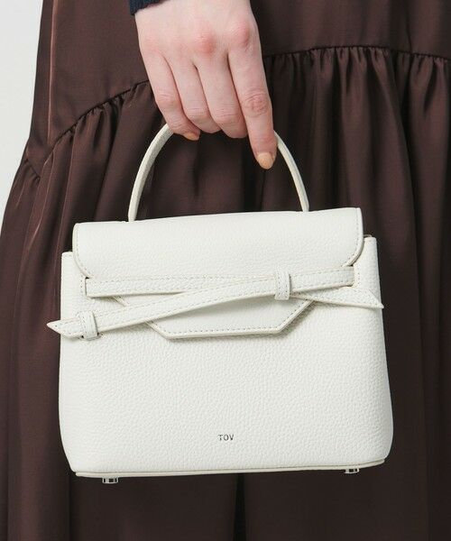 UNITED ARROWS / ユナイテッドアローズ ハンドバッグ | ＜TOV＞MIMI バッグ MINI（WHITE）