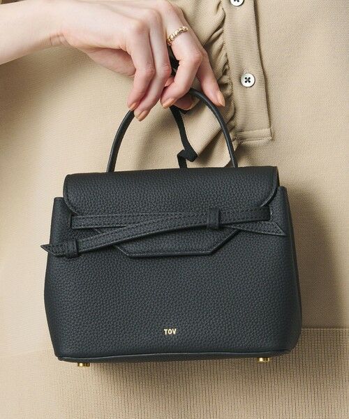 UNITED ARROWS / ユナイテッドアローズ ハンドバッグ | ＜TOV＞MIMI バッグ MINI（BLACK）