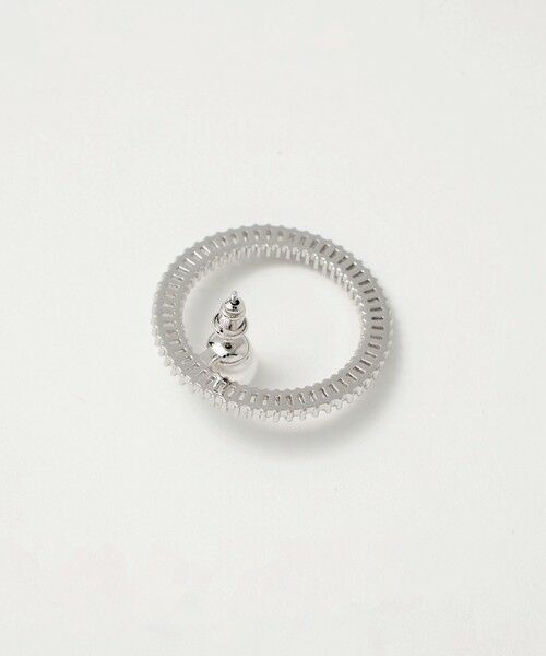 UNITED ARROWS / ユナイテッドアローズ ピアス・イヤリング | サークルパヴェ＆イミテーションパール ピアス | 詳細3