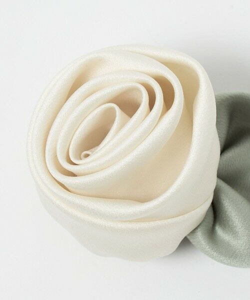 UNITED ARROWS / ユナイテッドアローズ ブローチ・コサージュ | サテン ローズ コサージュ | 詳細3