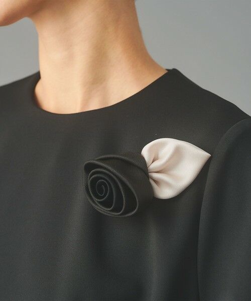 UNITED ARROWS / ユナイテッドアローズ ブローチ・コサージュ | サテン ローズ コサージュ | 詳細4