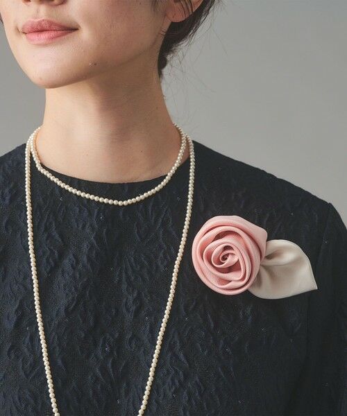 UNITED ARROWS / ユナイテッドアローズ ブローチ・コサージュ | サテン ローズ コサージュ | 詳細8