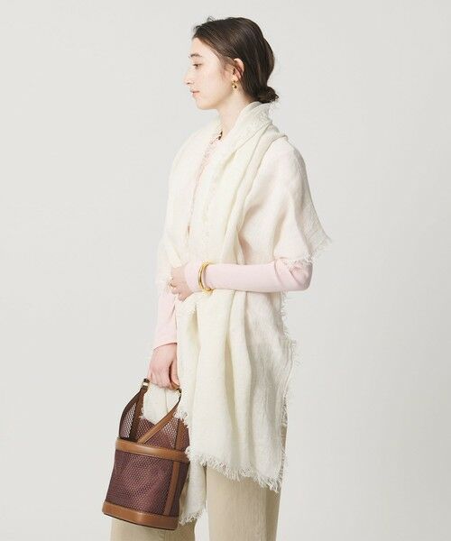 UNITED ARROWS / ユナイテッドアローズ マフラー・ショール・スヌード・ストール | ＜ASAUCE MELER＞LI GAUZE ストール | 詳細1