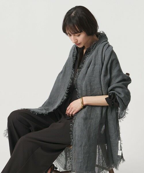 UNITED ARROWS / ユナイテッドアローズ マフラー・ショール・スヌード・ストール | ＜ASAUCE MELER＞LI GAUZE ストール | 詳細6