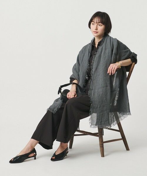 UNITED ARROWS / ユナイテッドアローズ マフラー・ショール・スヌード・ストール | ＜ASAUCE MELER＞LI GAUZE ストール | 詳細7