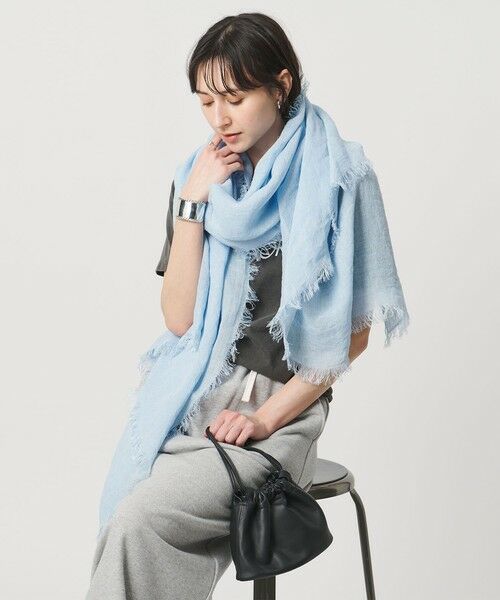 UNITED ARROWS / ユナイテッドアローズ マフラー・ショール・スヌード・ストール | ＜ASAUCE MELER＞LI GAUZE ストール | 詳細12
