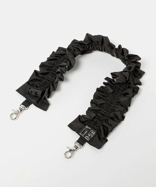 UNITED ARROWS / ユナイテッドアローズ キーホルダー・ストラップ | ＜IRIS 47＞giggle ギャザー ストラップ（BLACK）