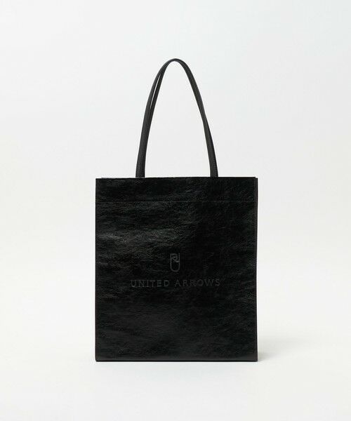 UNITED ARROWS / ユナイテッドアローズ トートバッグ | ペーパー ロゴ トートバッグ M（BLACK）