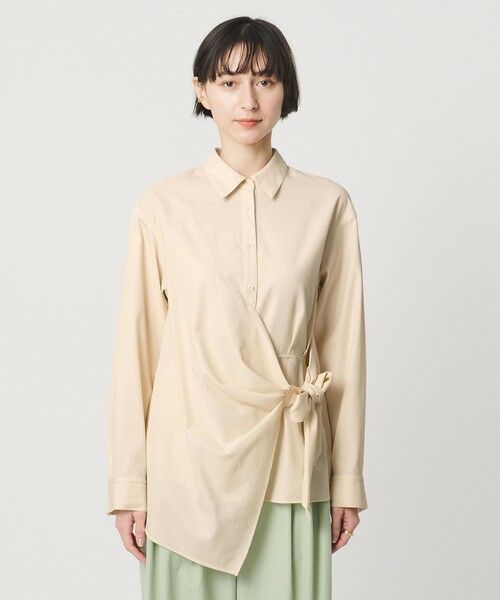 UNITED ARROWS / ユナイテッドアローズ シャツ・ブラウス | ドレープ ギャザー シャツ ‐ウォッシャブル‐ | 詳細3