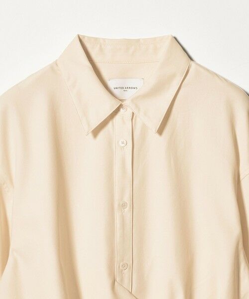 UNITED ARROWS / ユナイテッドアローズ シャツ・ブラウス | ドレープ ギャザー シャツ ‐ウォッシャブル‐ | 詳細7