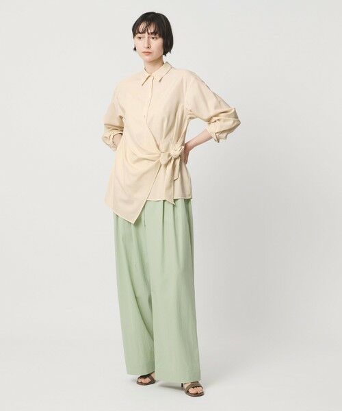 UNITED ARROWS / ユナイテッドアローズ シャツ・ブラウス | ドレープ ギャザー シャツ ‐ウォッシャブル‐ | 詳細2