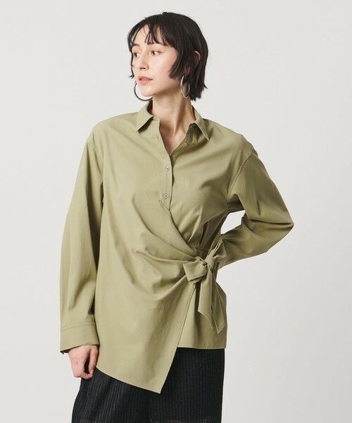 UNITED ARROWS / ユナイテッドアローズ シャツ・ブラウス | ドレープ ギャザー シャツ ‐ウォッシャブル‐ | 詳細20