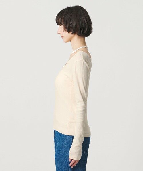 UNITED ARROWS / ユナイテッドアローズ カットソー | Uネック ロングスリーブ Tシャツ | 詳細6