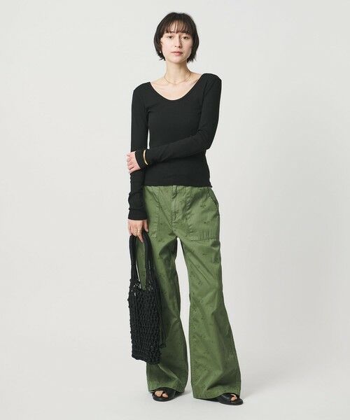 UNITED ARROWS / ユナイテッドアローズ カットソー | Uネック ロングスリーブ Tシャツ | 詳細12