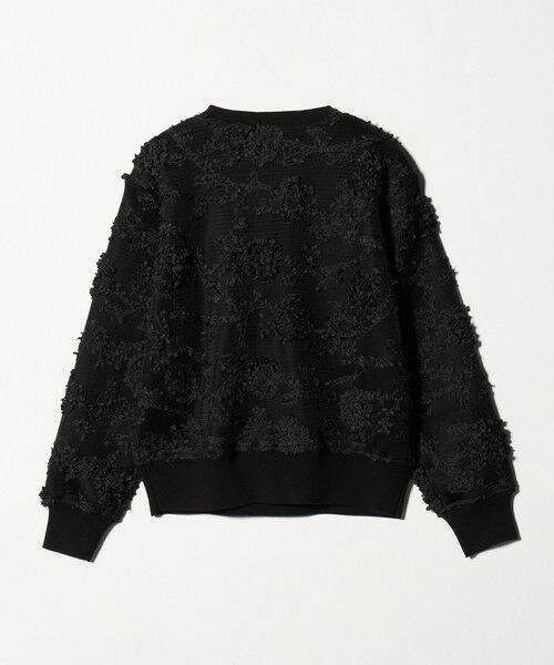 UNITED ARROWS / ユナイテッドアローズ ニット・セーター | エンブロイダリーフラワー メッシュ ニット | 詳細12
