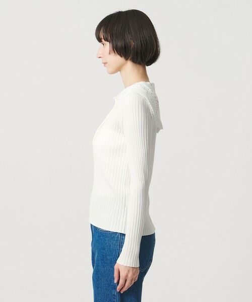 UNITED ARROWS / ユナイテッドアローズ ニット・セーター | セーラー エンブロイダリー リブニット ‐ウォッシャブル‐ | 詳細6