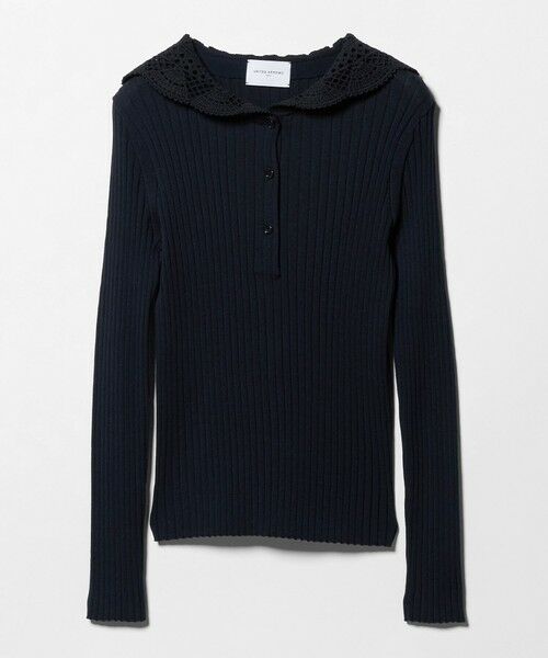 UNITED ARROWS / ユナイテッドアローズ ニット・セーター | セーラー エンブロイダリー リブニット ‐ウォッシャブル‐ | 詳細14
