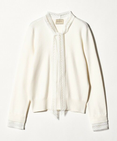 UNITED ARROWS / ユナイテッドアローズ ニット・セーター | 4WAY ボウタイレース ニット | 詳細3